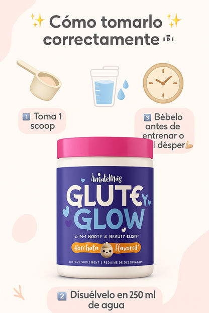 Glute GLOW-CREATINA ESPECIAL SOLO PARA MUJERES QUE AMAN SU CUERPO