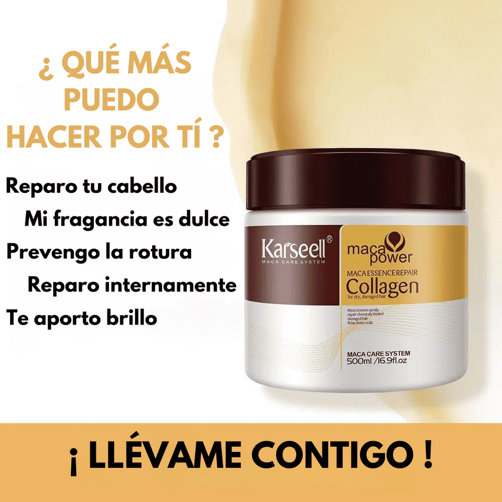 KIT MASCARILLA 300ML+ACEITE 60ML Karseell® (Renueva tu cabello)