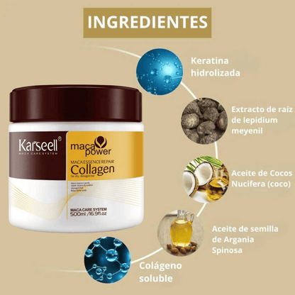 KIT MASCARILLA 300ML+ACEITE 60ML Karseell® (Renueva tu cabello)